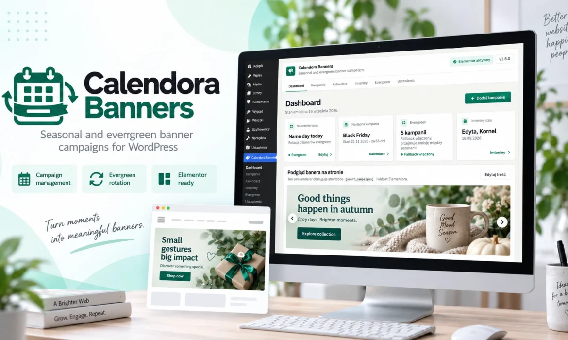 Calendora Banners | Plugin do automatycznych bannerów i kampanii