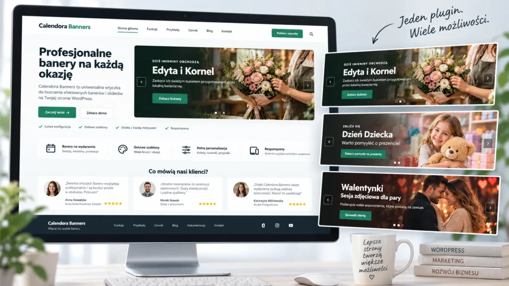 Calendora Banners Plugin do automatycznych bannerow i kampanii wordpress Dedykowane wtyczki WordPress